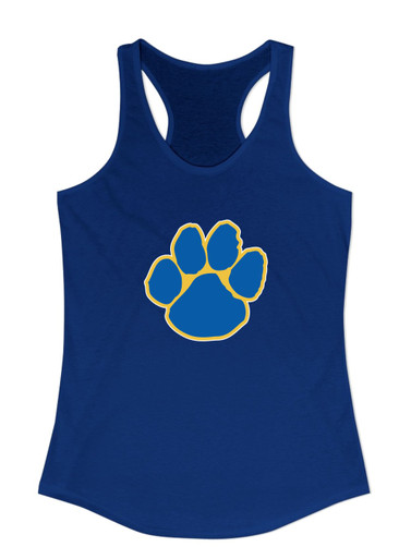 Dudley Panthers Paw Mascot #1 Women's Tank Top