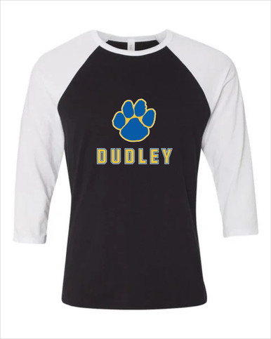 Dudley Panthers Paw Mascot #2 Women's Baseball T-Shirt