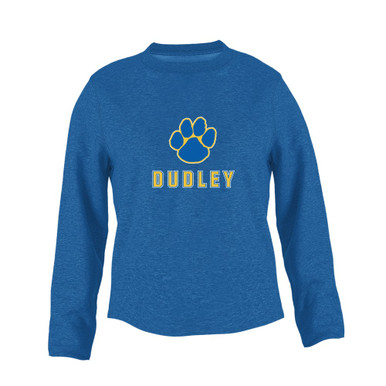 Dudley Panthers Paw Mascot #2 Women's Sweatshirt