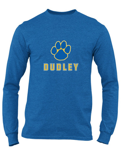 Dudley Panthers Paw Mascot #2 Men's Premium LS T-Shirt
