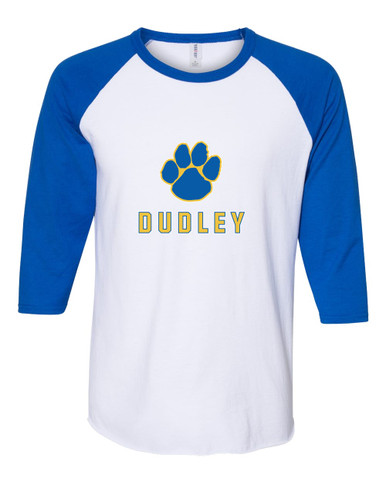 Dudley Panthers Paw Mascot #2 Men's Baseball T-Shirt