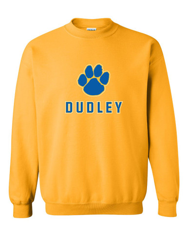Dudley Panthers Paw Mascot #2 Men's Sweatshirt