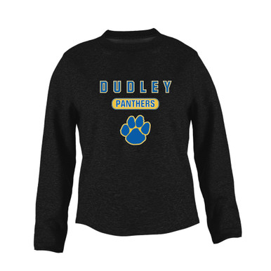Dudley Panthers Paw Mascot #3 Women's Sweatshirt