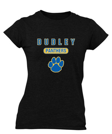 Dudley Panthers Paw Mascot #3 Women's Premium SS T-Shirt