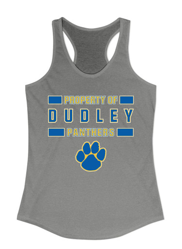 Dudley Panthers Paw Property Of Women's Tank Top