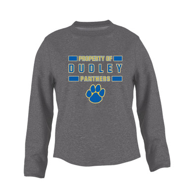 Dudley Panthers Paw Property Of Women's Sweatshirt