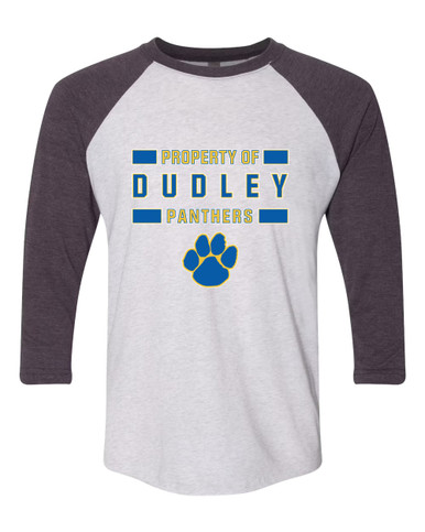 Dudley Panthers Paw Property Of Men's Baseball T-Shirt