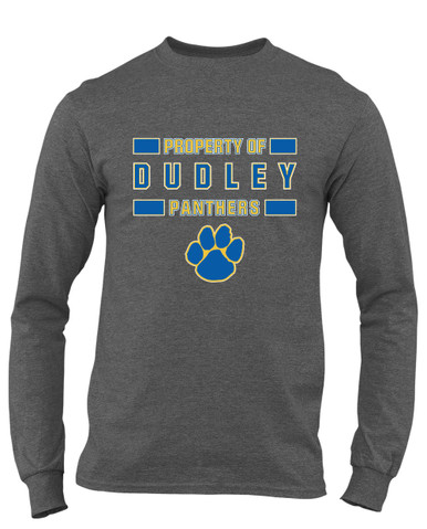 Dudley Panthers Paw Property Of Men's Premium LS T-Shirt