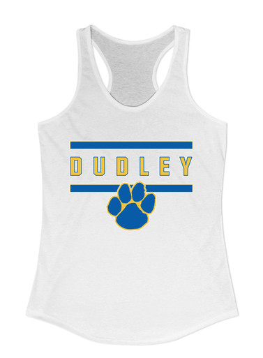 Dudley Panthers Paw Mascot #4 Women's Tank Top