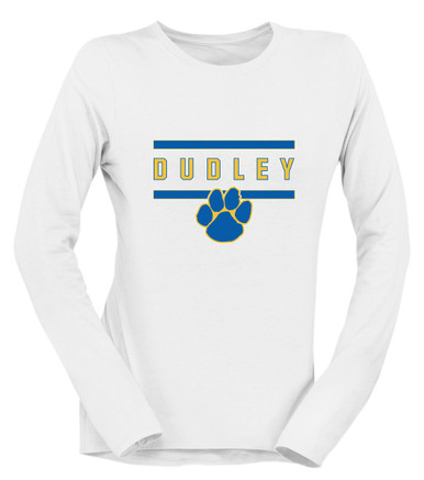 Dudley Panthers Paw Mascot #4 Women's Premium LS T-Shirt