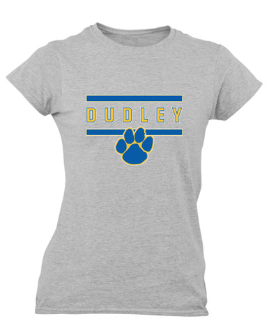 Dudley Panthers Paw Mascot #4 Women's Premium SS T-Shirt