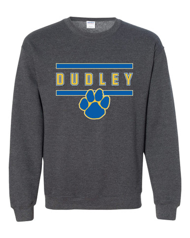 Dudley Panthers Paw Mascot #4 Men's Sweatshirt