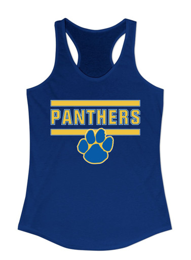 Dudley Panthers Paw Mascot #5 Women's Tank Top