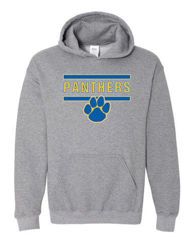 Dudley Panthers Paw Mascot #5 Men's Hoodie