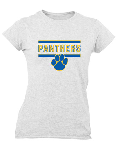 Dudley Panthers Paw Mascot #5 Women's SS T-Shirt