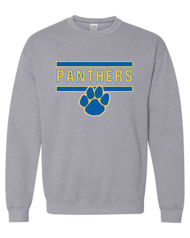 Dudley Panthers Paw Mascot #5 Men's Sweatshirt