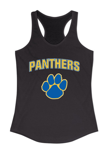 Dudley Panthers Paw Mascot #6 Women's Tank Top