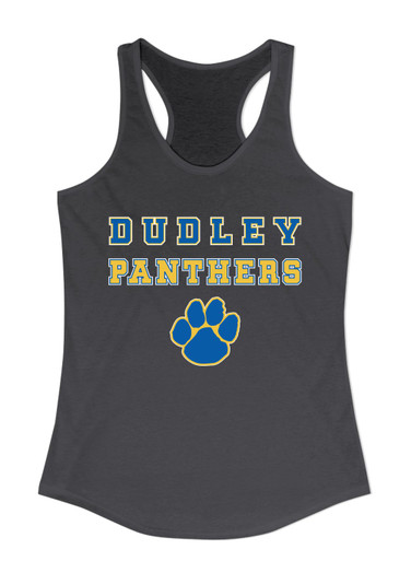 Dudley Panthers Paw Spirit Women's Tank Top