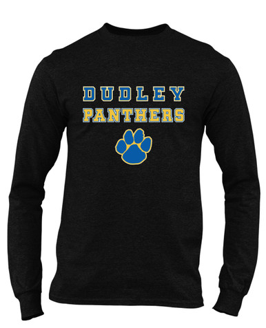Dudley Panthers Paw Spirit Men's Premium LS T-Shirt