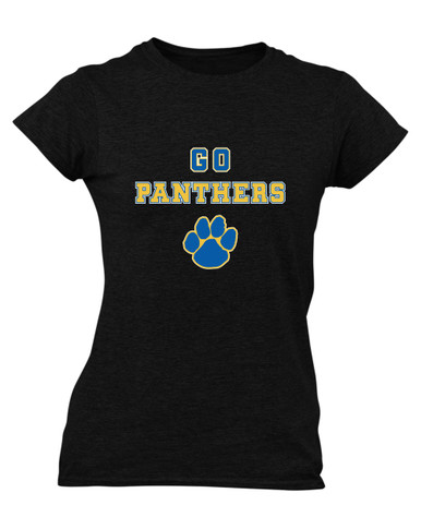 Dudley Panthers Paw Go Team Women's SS T-Shirt