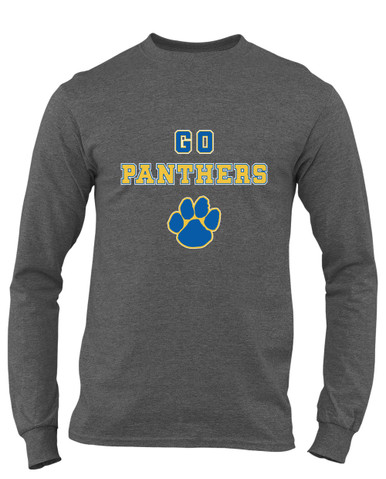 Dudley Panthers Paw Go Team Men's Premium LS T-Shirt
