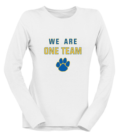 Dudley Panthers Paw We Are One Team Women's Premium LS T-Shirt