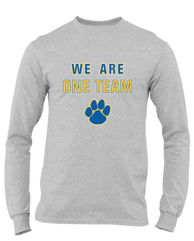 Dudley Panthers Paw We Are One Team Men's Premium LS T-Shirt