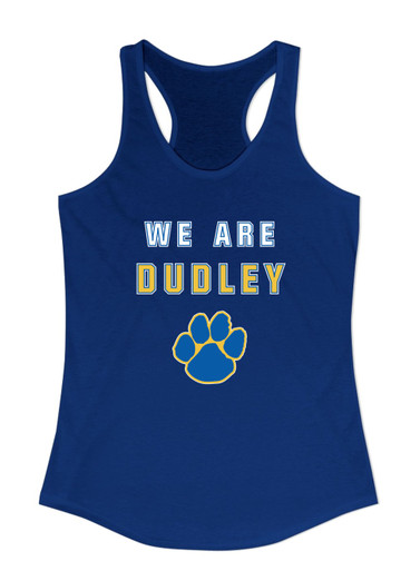 Dudley Panthers Paw We Are Women's Tank Top