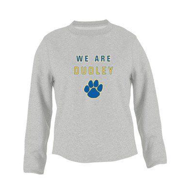 Dudley Panthers Paw We Are Women's Sweatshirt