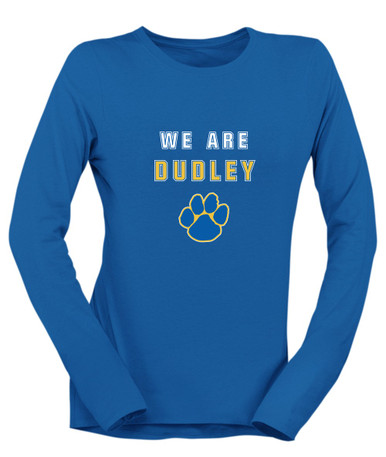 Dudley Panthers Paw We Are Women's Premium LS T-Shirt