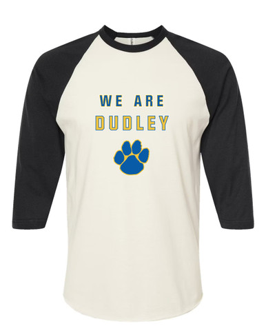 Dudley Panthers Paw We Are Men's Baseball T-Shirt