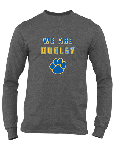 Dudley Panthers Paw We Are Men's LS T-Shirt