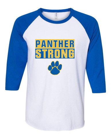 Dudley Panthers Paw Strong #1 Men's Baseball T-Shirt