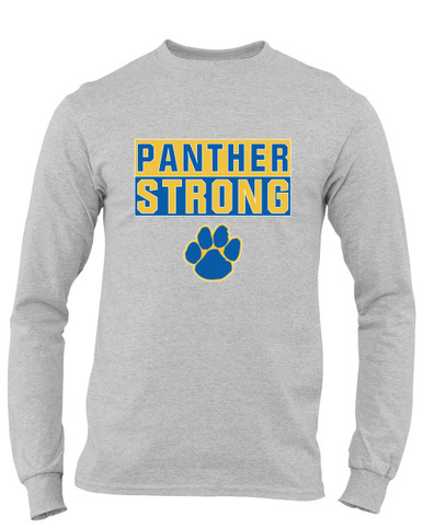 Dudley Panthers Paw Strong #1 Men's LS T-Shirt