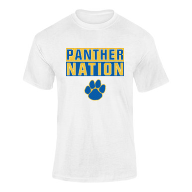 Dudley Panthers Paw Nation #1 Men's SS T-Shirt