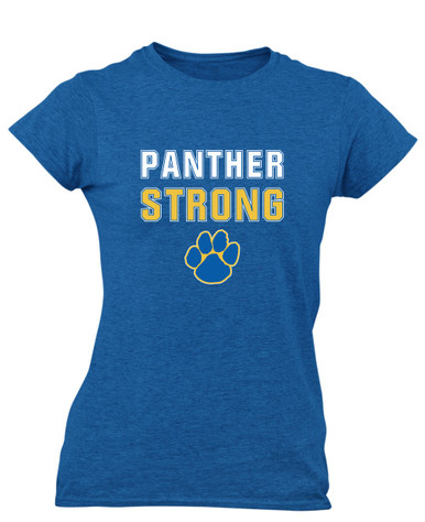 Dudley Panthers Paw Strong #2 Women's SS T-Shirt