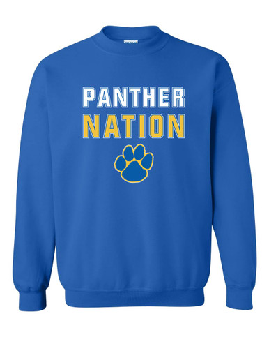 Dudley Panthers Paw Nation #2 Men's Sweatshirt