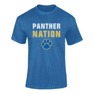 Dudley Panthers Paw Nation #2 Men's SS T-Shirt