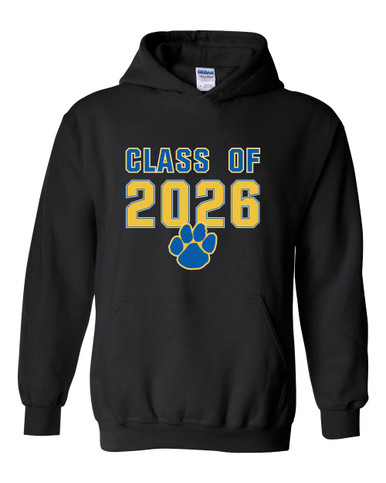 Dudley Panthers Paw Class of 2026 Men's Hoodie