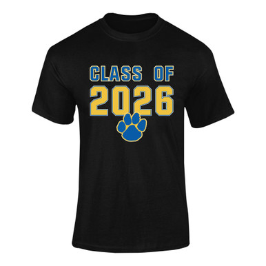 Dudley Panthers Paw Class of 2026 Men's SS T-Shirt