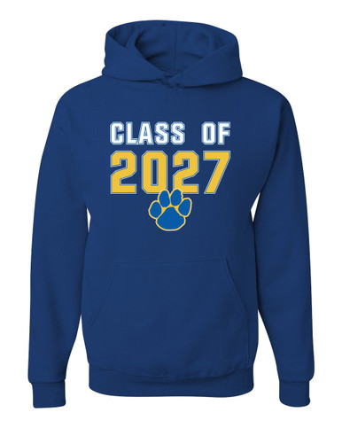Dudley Panthers Paw Class of 2027 Men's Premium Hoodie