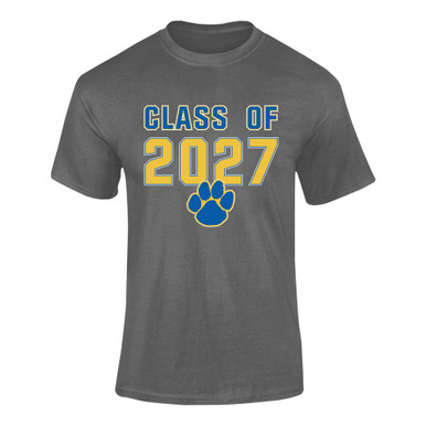 Dudley Panthers Paw Class of 2027 Men's Premium SS T-Shirt