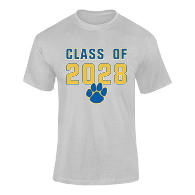 Dudley Panthers Paw Class of 2028 Men's SS T-Shirt