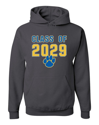 Dudley Panthers Paw Class of 2029 Men's Premium Hoodie