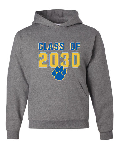 Dudley Panthers Paw Class of 2030 Men's Premium Hoodie