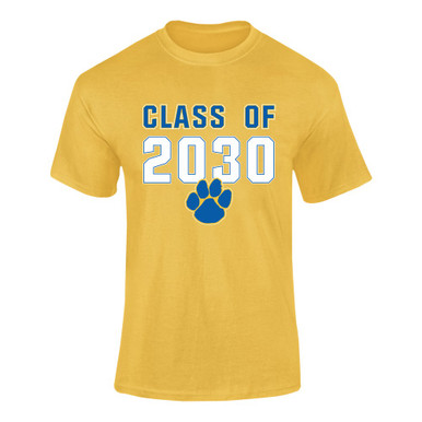 Dudley Panthers Paw Class of 2030 Men's Premium SS T-Shirt