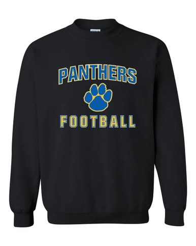 Dudley Panthers Paw Football #1 Men's Sweatshirt