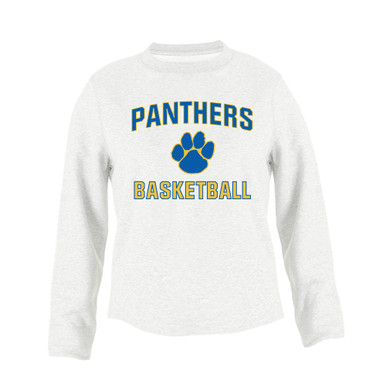 Dudley Panthers Paw Basketball #1 Men's Sweatshirt