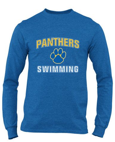 Dudley Panthers Paw Swimming Men's Premium LS T-Shirt