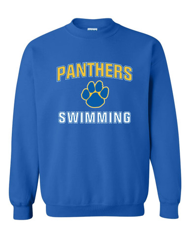 Dudley Panthers Paw Swimming Men's Sweatshirt
